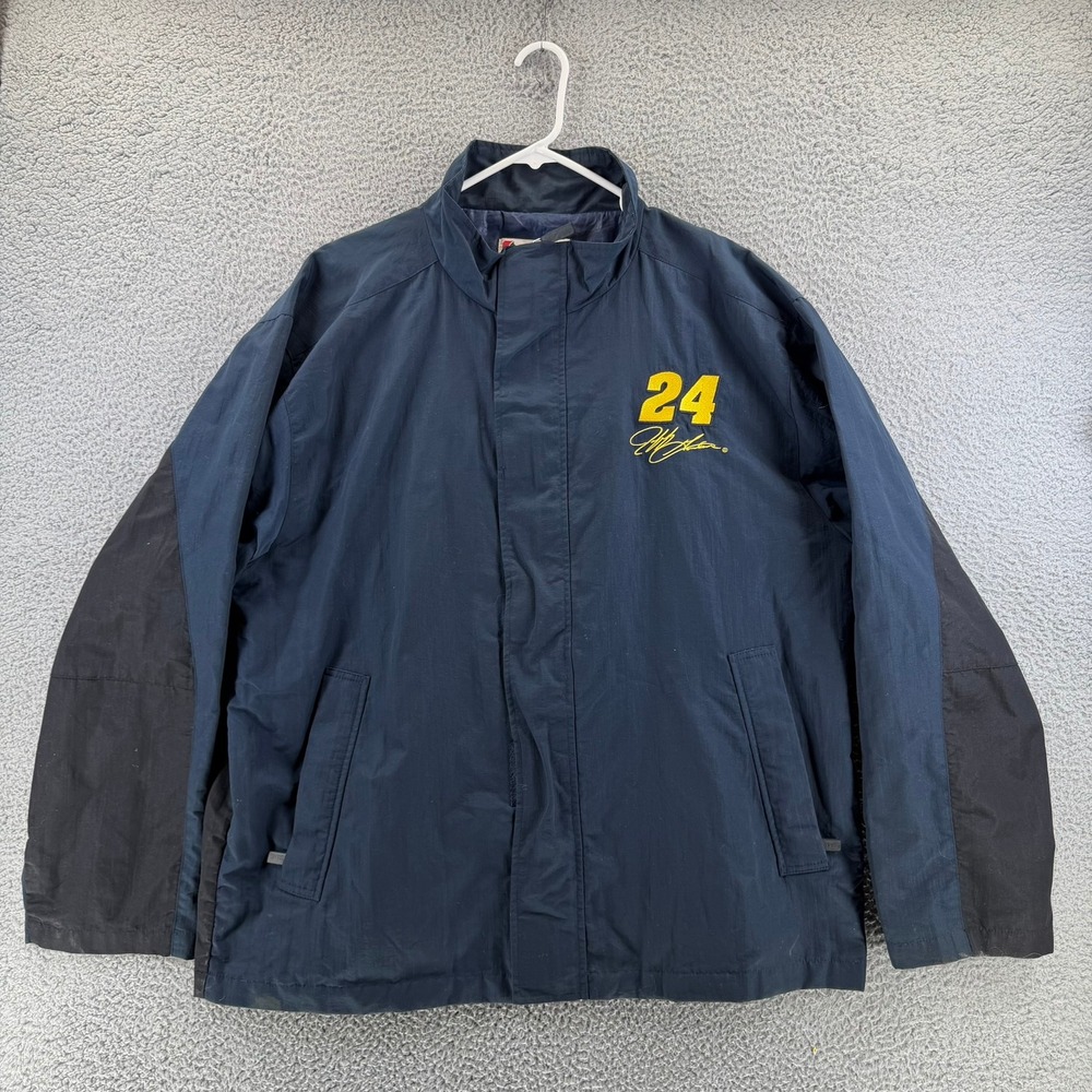 VTG 90 Chase Authentics Jeff Gordon 24 DuPont Motorsports NASCAR Jacket Navy XXL